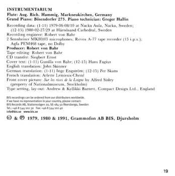 CD Hans Fagius: Romantic and Picturesque (Music For Flute With Piano Or Organ)