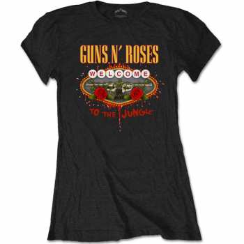 Merch Guns N' Roses: Damskie Koszulka Welcome To The Jungle 