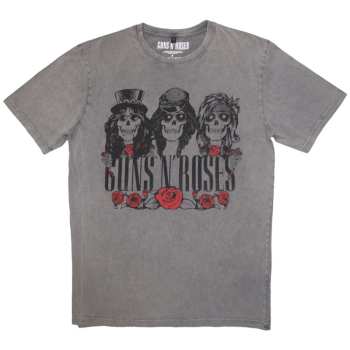 Merch Guns N' Roses: Guns N' Roses Unisex Stone Wash T-shirt: Hell Group (small) S