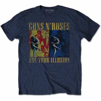 Merch Guns N' Roses: Koszulka Use Your Illusion Navy 