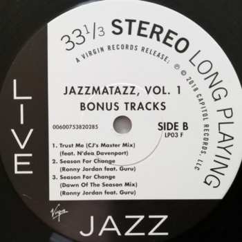 3LP/Zestaw pudełkowy Guru: Jazzmatazz Volume: 1 - Deluxe Edition