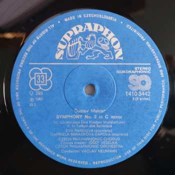 2LP The Czech Philharmonic Orchestra: Symphony No. 2