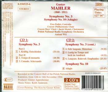 2CD Gustav Mahler: Symphony No. 3 / Symphony No. 10 (Adagio)