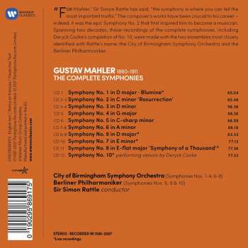 12CD/Zestaw pudełkowy Berliner Philharmoniker: The Complete Symphonies