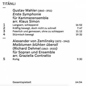 CD Gustav Mahler: TITÄNLI