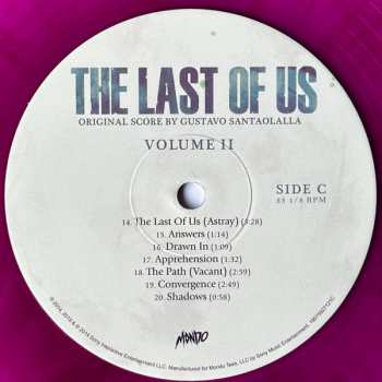 2LP Gustavo Santaolalla: The Last Of Us (Original Score - Volume II) CLR | LTD