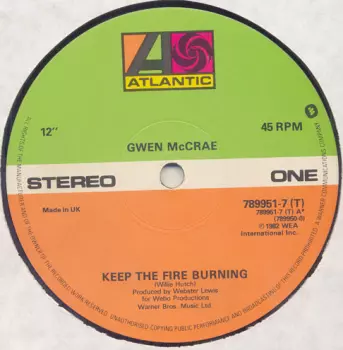 Keep The Fire Burning / Funky Sensation