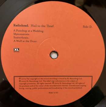 2LP Radiohead: Hail To The Thief