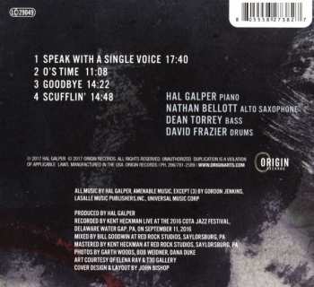 CD Hal Galper And The Youngbloods: Live At The COTA Festival