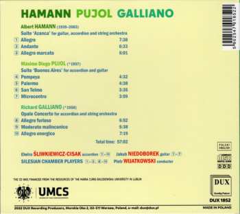 CD Richard Galliano: Hamann Pujol Galliano