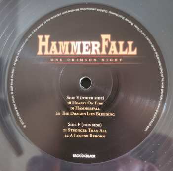 3LP/Zestaw pudełkowy HammerFall: One Crimson Night DLX | CLR