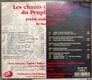 CD Hannah Roth: Les Chants Traditionnels Du Peuple Hébreu