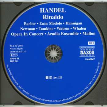 3CD/Zestaw pudełkowy Barbara Hannigan: Rinaldo