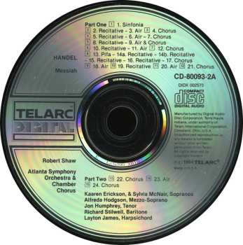 2CD Atlanta Symphony Orchestra: Messiah