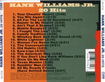 CD Hank Williams Jr.: 20 Hits