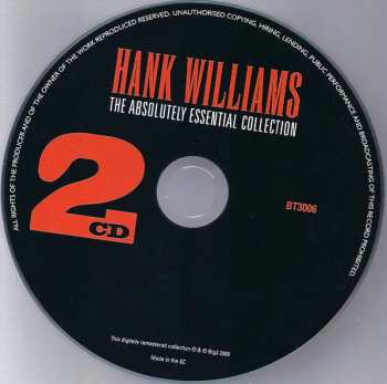 3CD Hank Williams: The Absolutely Essential Collection