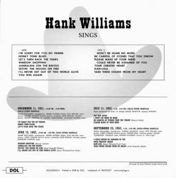 5CD/Zestaw pudełkowy Hank Williams: Timeless Classic Albums
