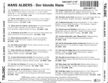 CD Hans Albers: Der Blonde Hans