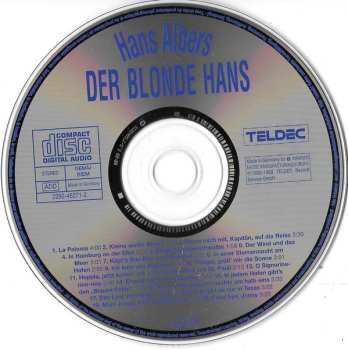 CD Hans Albers: Der Blonde Hans