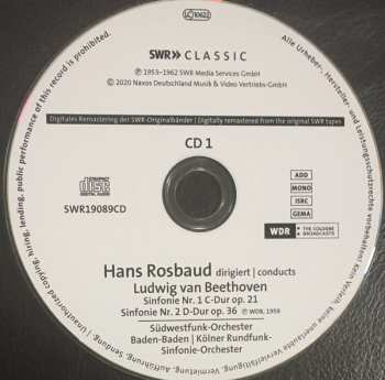7CD/Zestaw pudełkowy Ludwig van Beethoven: Sinfonien / Ouvertüren / Konzerte