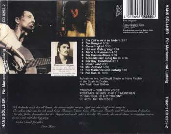 CD Hans Söllner: Für Marianne Und Ludwig