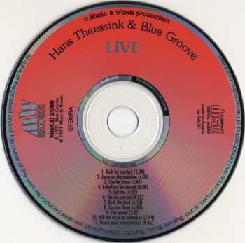 CD Hans Theessink & Blue Groove: Live