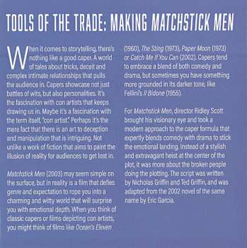 CD Hans Zimmer: Matchstick Men (Original Motion Picture Score) DLX | LTD