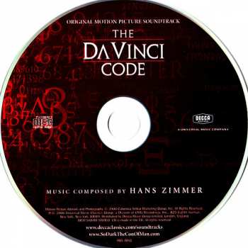 CD Hans Zimmer: The Da Vinci Code (Original Motion Picture Soundtrack)