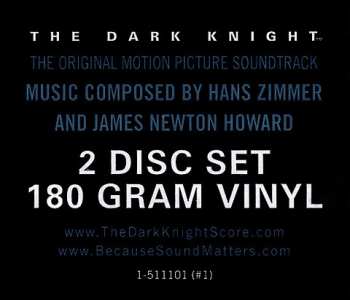 2LP Hans Zimmer: The Dark Knight (Original Motion Picture Soundtrack)