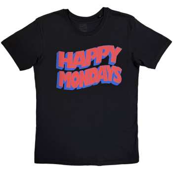 Merch Happy Mondays: Koszulka Wavy Logo Happy Mondays