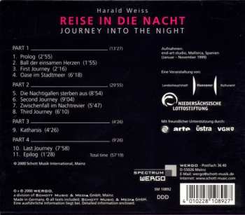 CD Harald Weiss: Reise In Die Nacht / Journey Into The Night