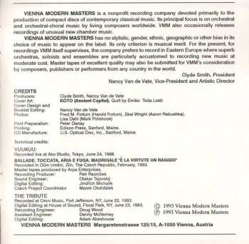 CD David Loeb: Modern American Chamber Music