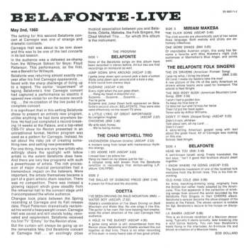 2LP/Zestaw pudełkowy Harry Belafonte: Belafonte Live!