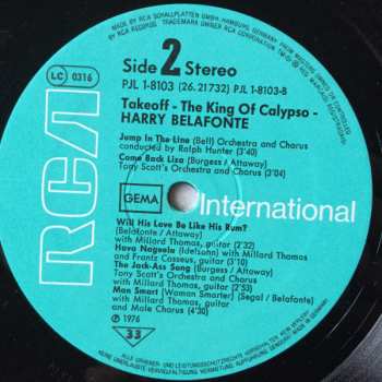 LP Harry Belafonte: The King Of Calypso