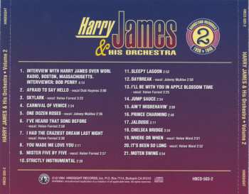 3CD Harry James And His Orchestra: Bandstand Memories 1938 to 1948