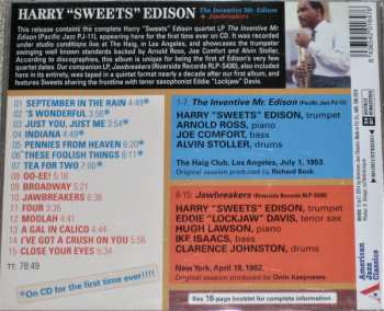 CD Eddie "Lockjaw" Davis: The Inventive Mr. Edison + Jawbreakers