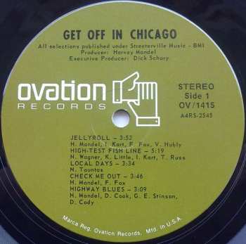 CD Harvey Mandel: Get Off In Chicago