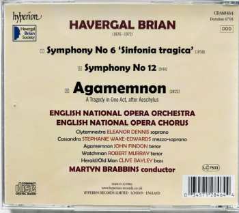 CD Martyn Brabbins: Agamemnon / Sinfonia Tragica • Symphony No 12