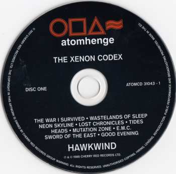 3CD/Zestaw pudełkowy Hawkwind: The GWR Records Years 1988-1991