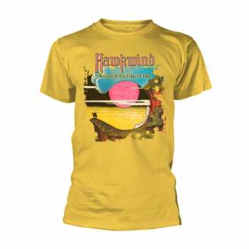 Merch Hawkwind: Koszulka Warrior On The Edge Of Time (yellow)