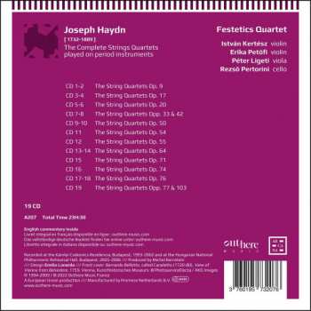 19CD/Zestaw pudełkowy Joseph Haydn: The Complete String Quartets Played On Period Instruments