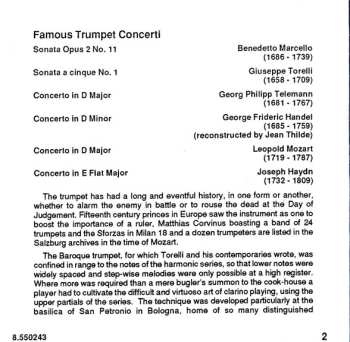 CD Joseph Haydn: Famous Trumpet Concerti