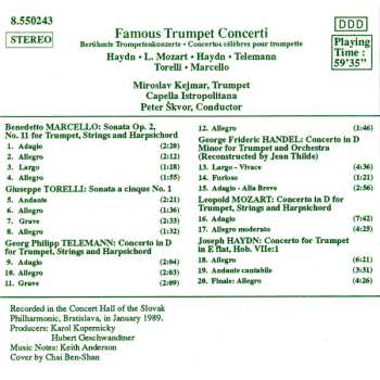 CD Joseph Haydn: Famous Trumpet Concerti