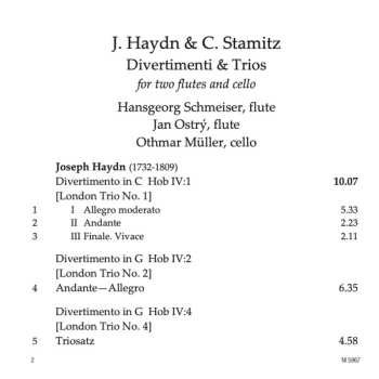 CD Joseph Haydn: 'London Trios'