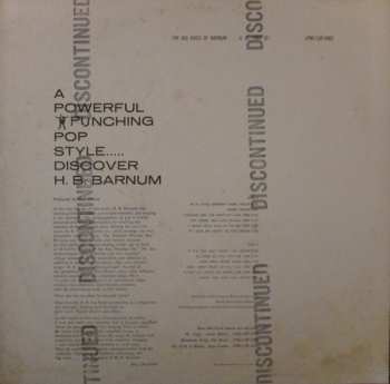 LP H.B. Barnum: The Big Voice Of Barnum - H.B. That Is!
