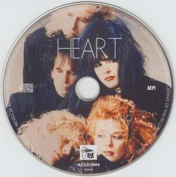 CD Heart: Live In Portland '89