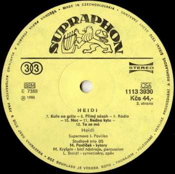 LP Heidi Janků: Heidi