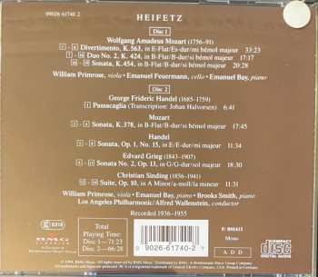 2CD/Zestaw pudełkowy Edvard Grieg: The Heifetz Chamber Music Collection I