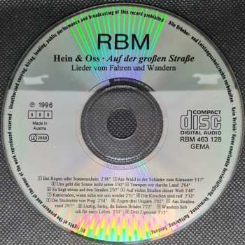 CD Hein + Oss: Auf Der Großen Straße - Lieder Vom Fahren Und Wandern