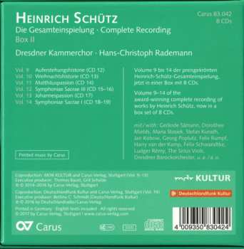 8CD/Zestaw pudełkowy Heinrich Schütz: Die Gesamteinspielung, Box II